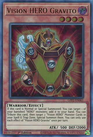 Vision HERO Gravito (2061) (GFP2) - YuGiOh Single