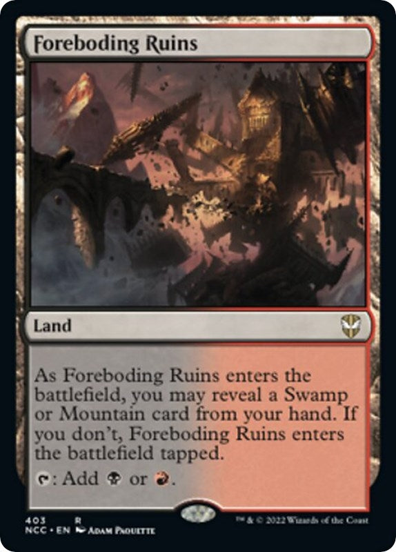 Foreboding Ruins (403) [NCC] - MTG Single