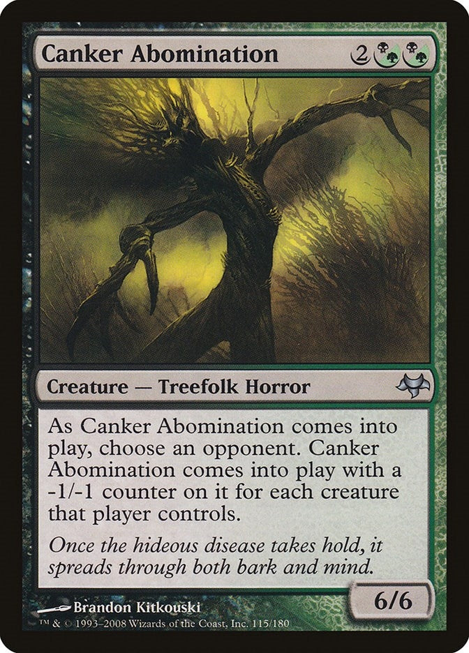 Canker Abomination (115) [EVE] - MTG Single