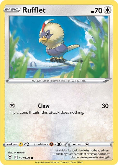 Rufflet (131/189) (SWSH10: Astral Radiance)