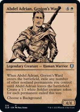 Abdel Adrian Gorion’s Ward (Showcase) (375) [CLB] - MTG Single