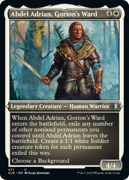 Abdel Adrian Gorion’s Ward (Foil Etched) (471) [CLB] - MTG Single
