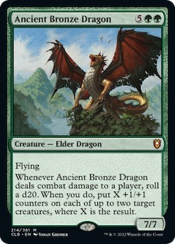 Ancient Bronze Dragon (214) [CLB] - MTG Single