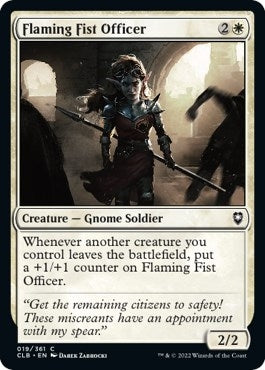 Flaming Fist Officer (19) [CLB] - MTG Single