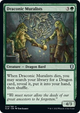 Draconic Muralists (224) [CLB] - MTG Single