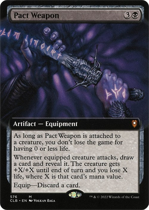 Pact Weapon (Extended Art) (576) [CLB] - MTG Single