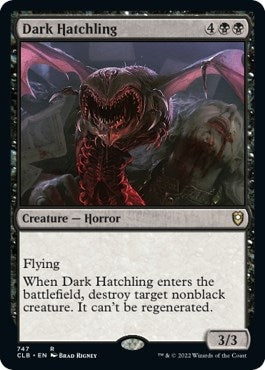 Dark Hatchling (747) [CLB] - MTG Single