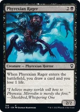 Phyrexian Rager (766) [CLB] - MTG Single