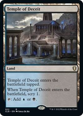 Temple of Deceit (922) [CLB] - MTG Single