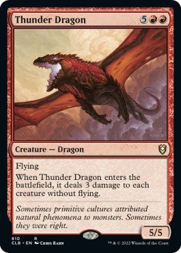 Thunder Dragon (810) [CLB] - MTG Single