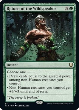 Return of the Wildspeaker (831) [CLB] - MTG Single