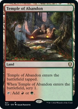 Temple of Abandon (921) [CLB] - MTG Single
