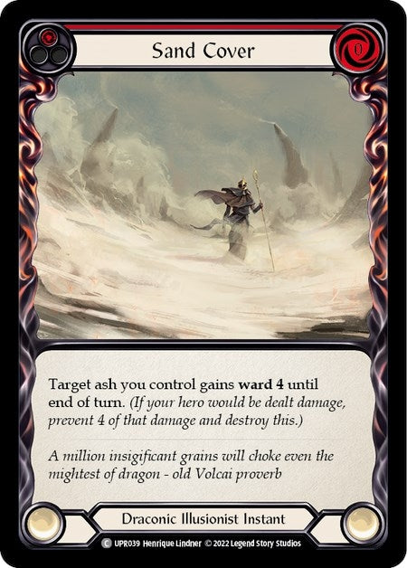 Sand Cover (Red) (39) [UPR] - Flesh and Blood TCG Single