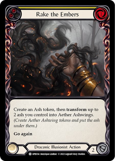 Rake the Embers (Yellow) (34) [UPR] - Flesh and Blood TCG Single