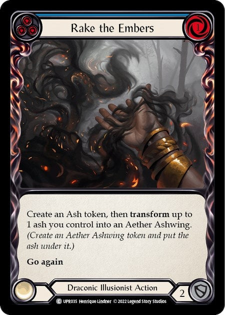 Rake the Embers (Blue) (35) [UPR] - Flesh and Blood TCG Single