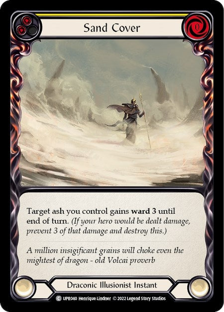 Sand Cover (Yellow) (40) [UPR] - Flesh and Blood TCG Single