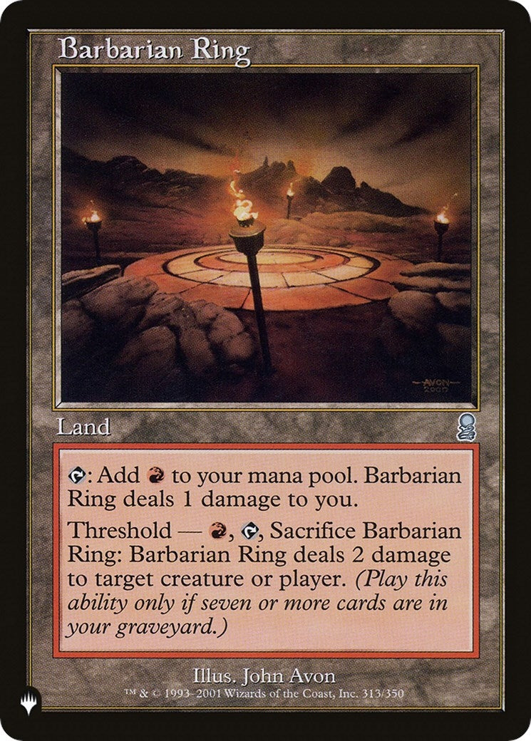 Barbarian Ring (313) [LIST] - MTG Single
