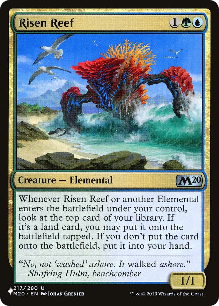 Risen Reef (217) [LIST] - MTG Single
