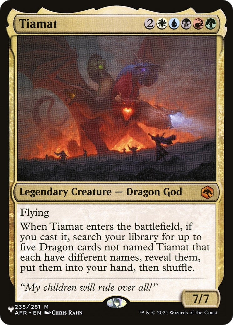 Tiamat (235) [LIST] - MTG Single