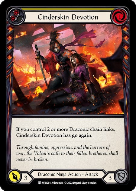 Cinderskin Devotion (Yellow) (64) [UPR] - Flesh and Blood TCG Single