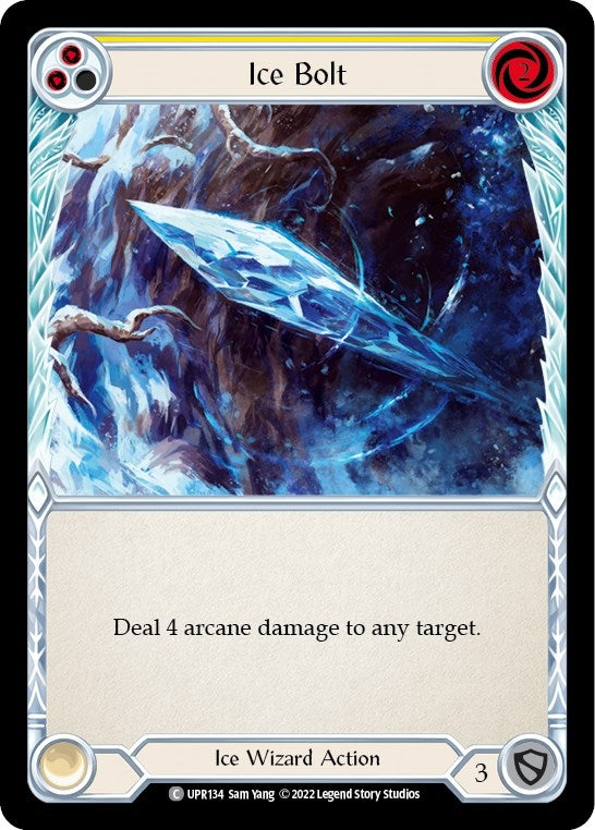 Ice Bolt (Yellow) (134) [UPR] - Flesh and Blood TCG Single
