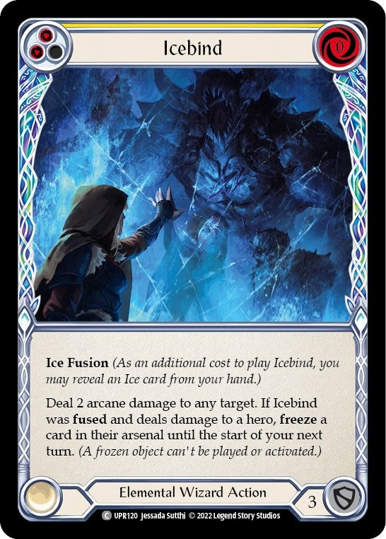 Icebind (Yellow) (120) [UPR] - Flesh and Blood TCG Single