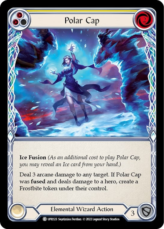 Polar Cap (Yellow) (123) [UPR] - Flesh and Blood TCG Single