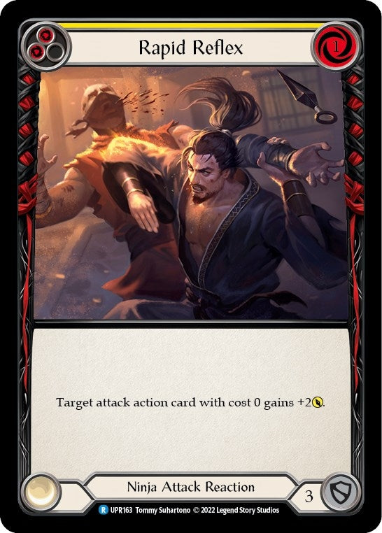 Rapid Reflex (Yellow) (163) [UPR] - Flesh and Blood TCG Single