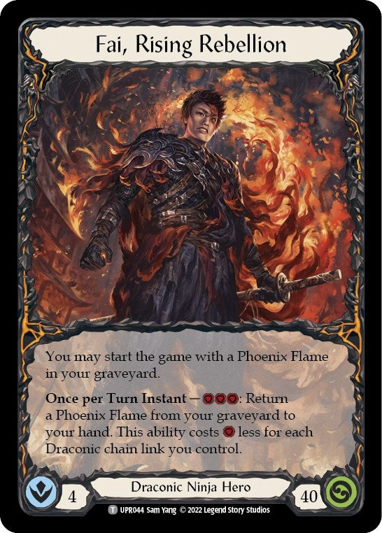 Fai Rising Rebellion // Fai (0) [UPR] - Flesh and Blood TCG Single