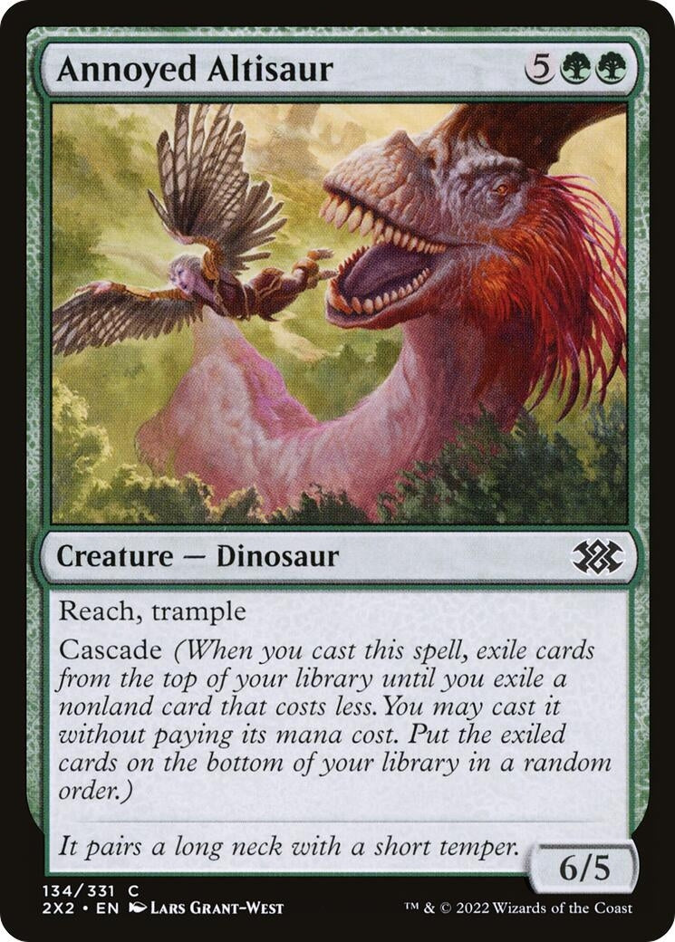 Annoyed Altisaur (134) [2X2] - MTG Single