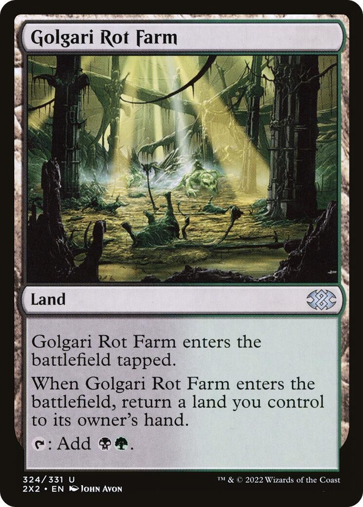 Golgari Rot Farm (324) [2X2] - MTG Single