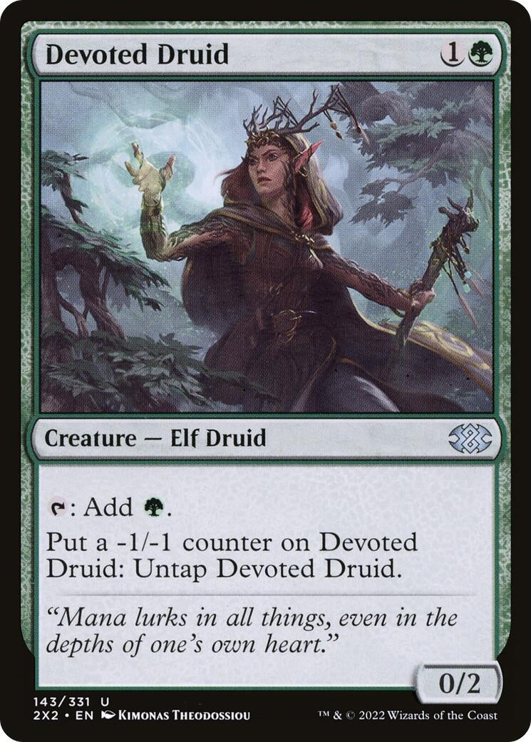Devoted Druid (143) [2X2] - MTG Single
