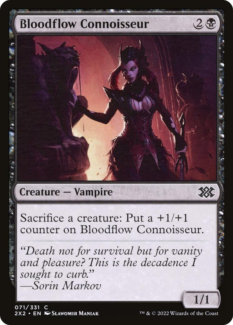 Bloodflow Connoisseur (71) [2X2] - MTG Single