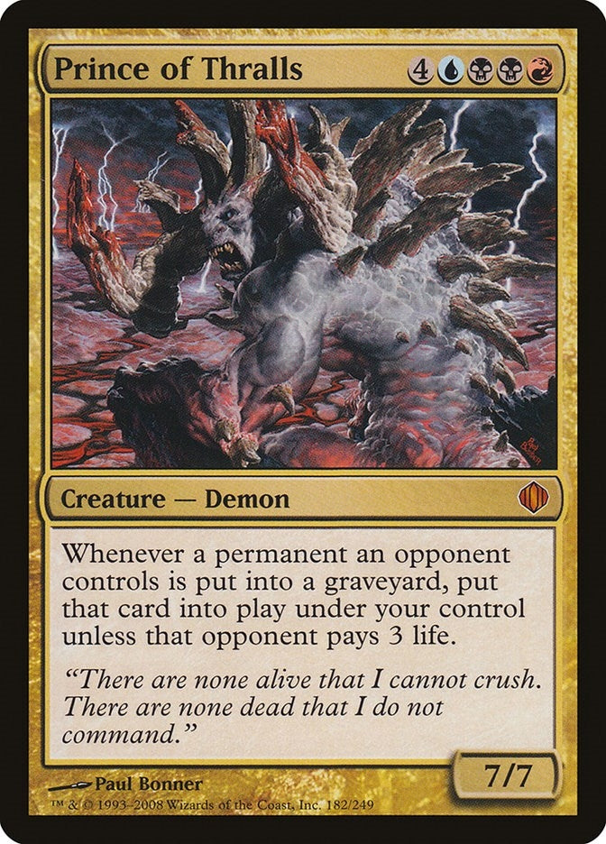Prince of Thralls (182) [ALA] - MTG Single