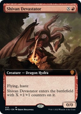 Shivan Devastator (Extended Art) (410) [DMU]