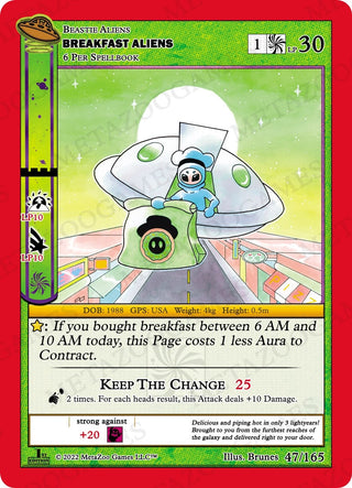 Breakfast Aliens (47) (UFOFE) - MetaZoo Single