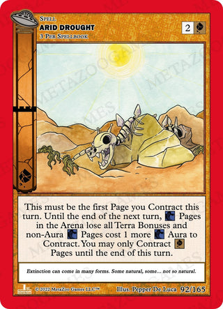 Arid Drought (92) (UFOFE) - MetaZoo Single