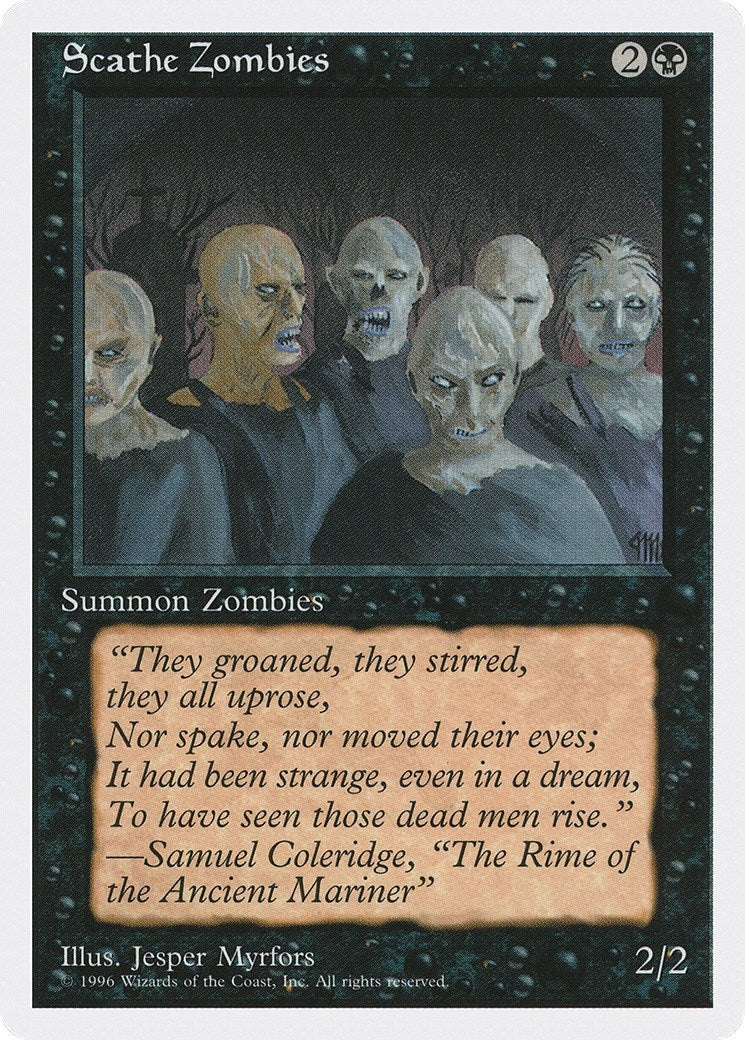 Scathe Zombies [2PS] - MTG Single