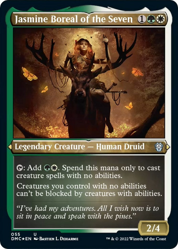 Jasmine Boreal of the Seven (Foil Etched) (55) [DMC] - MTG Single