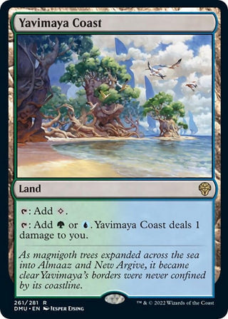 Yavimaya Coast (261) [DMU] - MTG Single