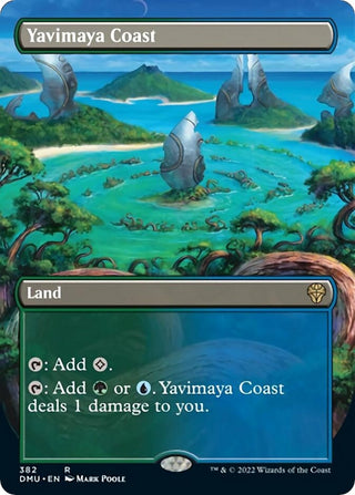 Yavimaya Coast (Borderless) (382) [DMU] - MTG Single