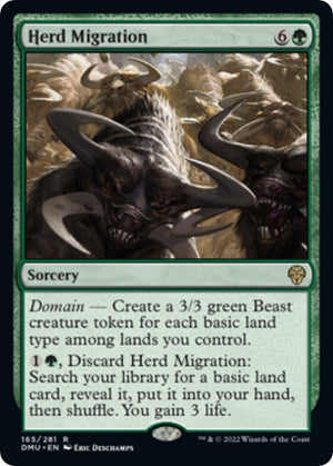 Herd Migration (165) [DMU] - MTG Single