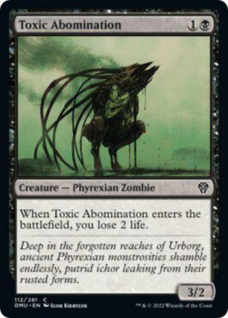 Toxic Abomination (112) [DMU] - MTG Single