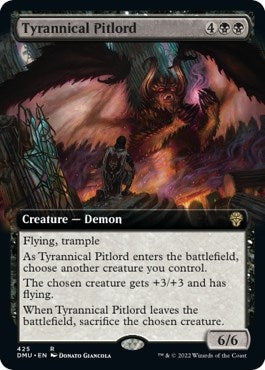 Tyrannical Pitlord (Extended Art) (425) [DMU] - MTG Single