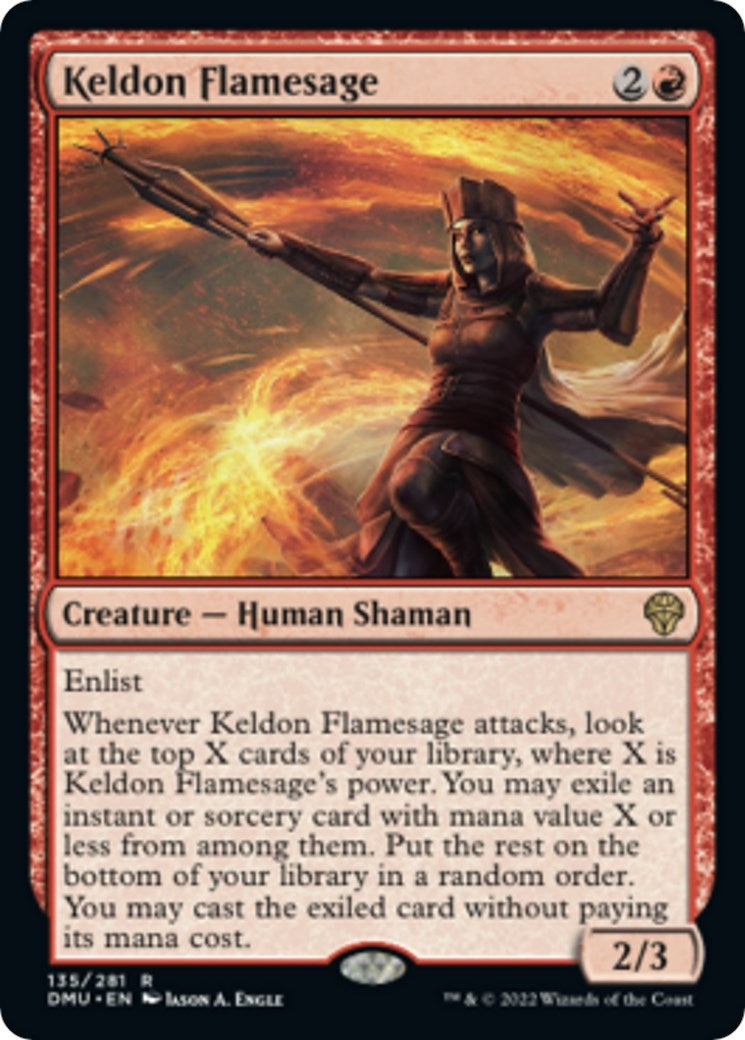 Keldon Flamesage (135) [DMU] - MTG Single