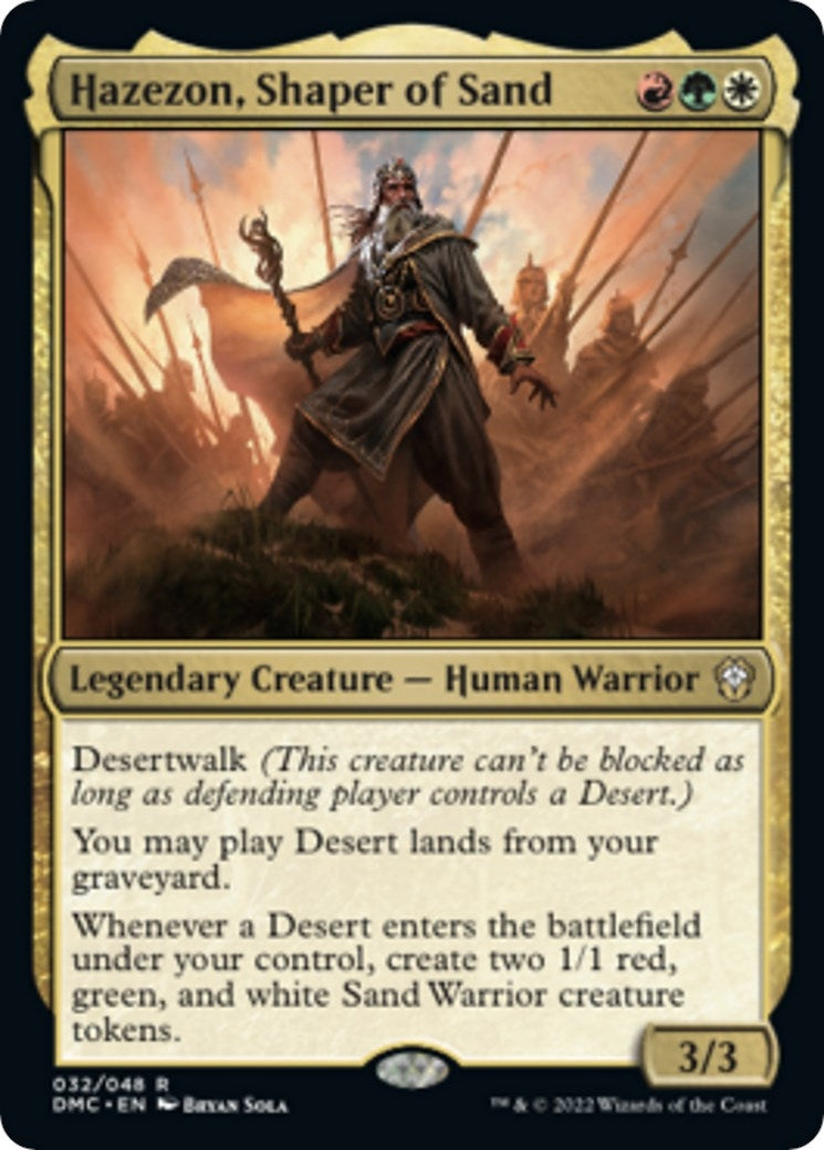 Hazezon Shaper of Sand (32) [DMC] - MTG Single