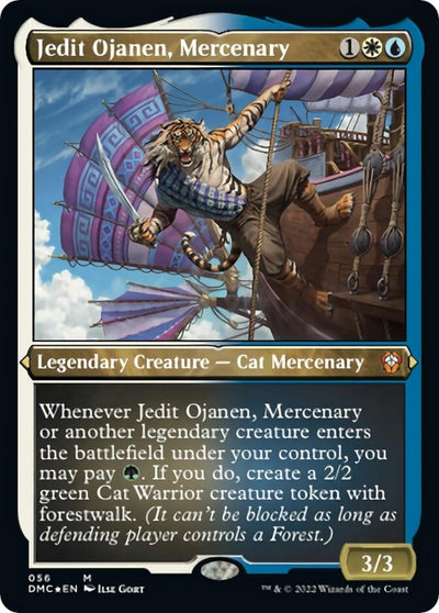 Jedit Ojanen, Mercenary (Foil Etched) (56) [DMC]