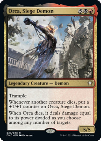 Orca, Siege Demon (37) [DMC]