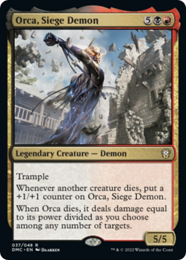 Orca Siege Demon (37) [DMC] - MTG Single