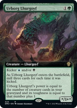 Urborg Lhurgoyf (Extended Art) (420) [DMU] - MTG Single